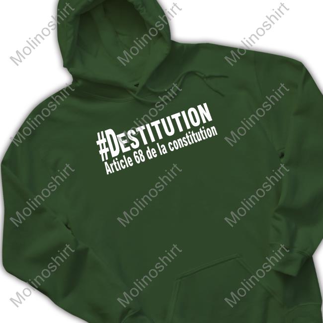 David_Vanh #Destitution Article 68 De La Constitution Long Sleeve T Shirt